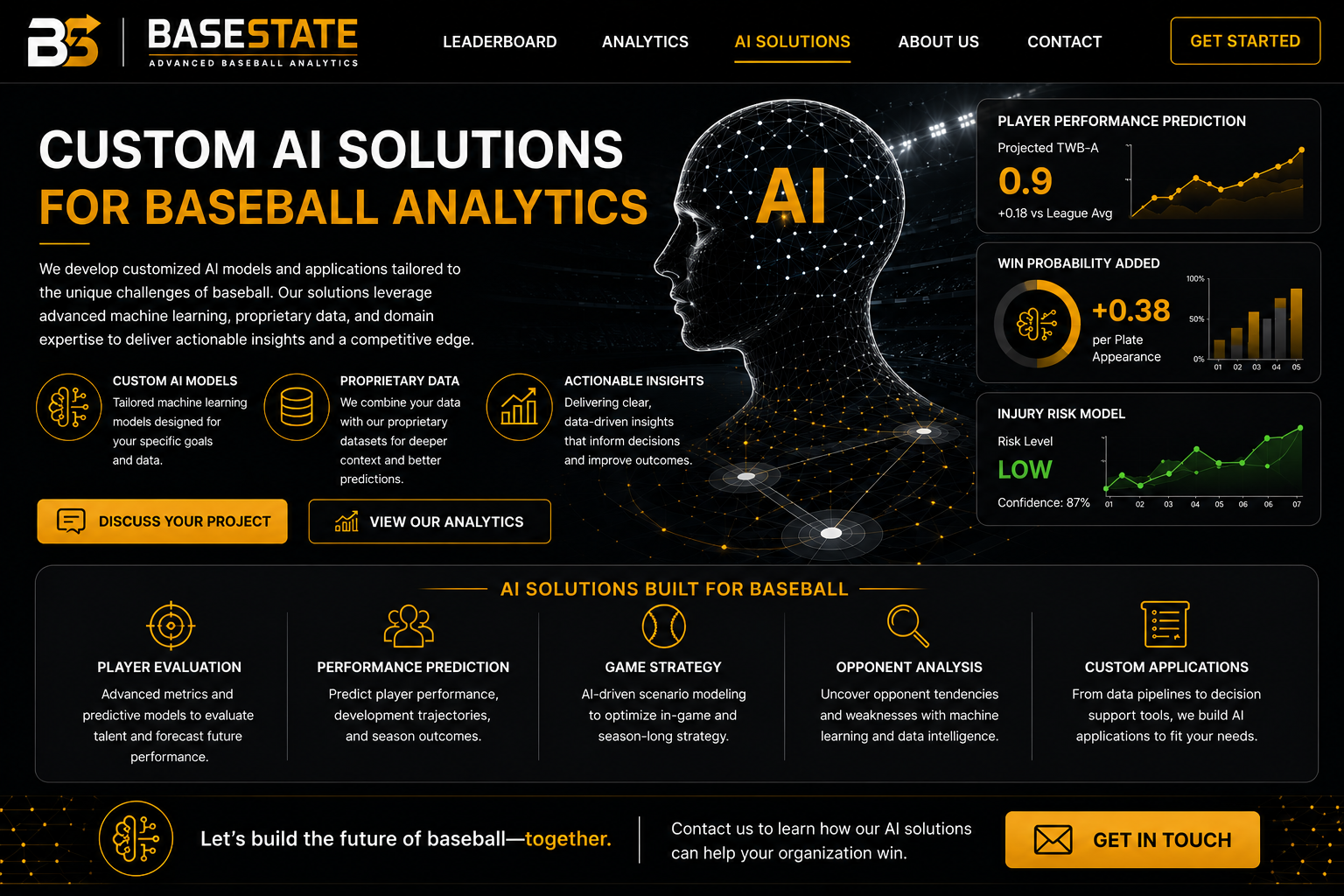 BaseState AI services offering page